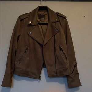 Women's Banana Republic Vegan Suede Moto Jacket